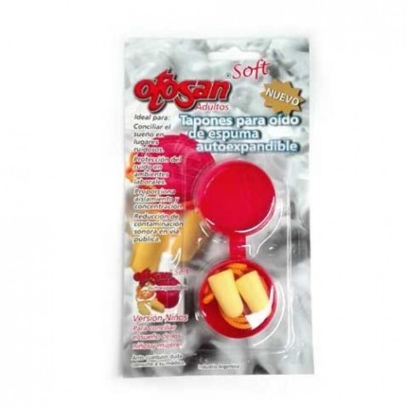 Tapon oidos espuma expandibles soft con cordon