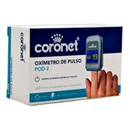 Oximetro de pulso con curva