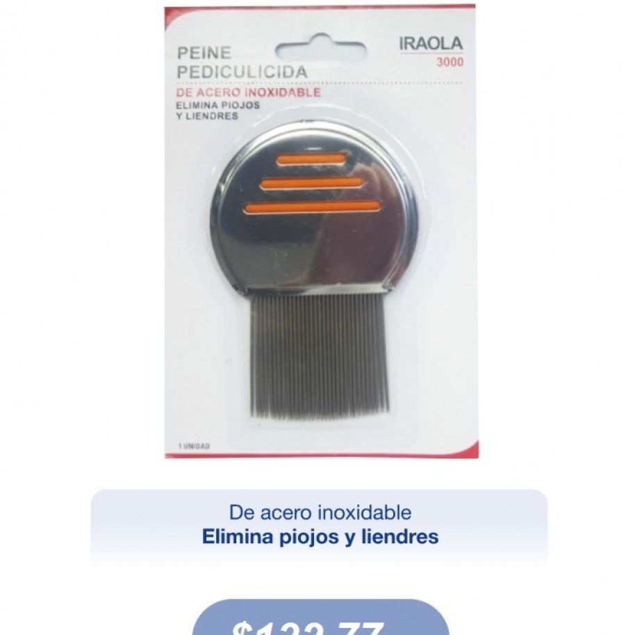 Peine pediculosis IRAOLA 3000